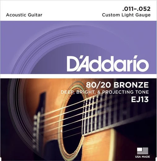 D'Addario 80/20 Bronze Custom Light