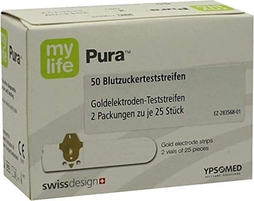 mylife Pura Blutzucker-Teststreifen, 50 Stück
