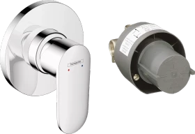 Hansgrohe Vernis Blend Einhebel-Brausemischer-Set für Unterputzmontage chrom