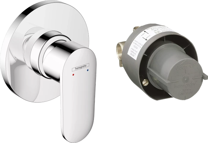 Hansgrohe Vernis Blend Einhebel-Brausemischer-Set für Unterputzmontage chrom