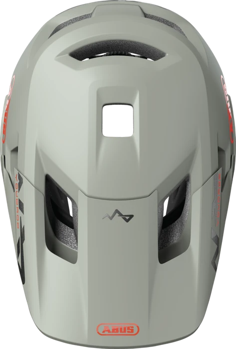 ABUS Youdrop Fullface-Kinderhelm chalk grey