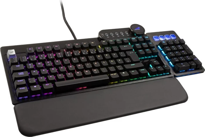 Mountain Everest Max Midnight Black, LEDs RGB, Gunmetal Gray, MX RGB RED, USB, DE