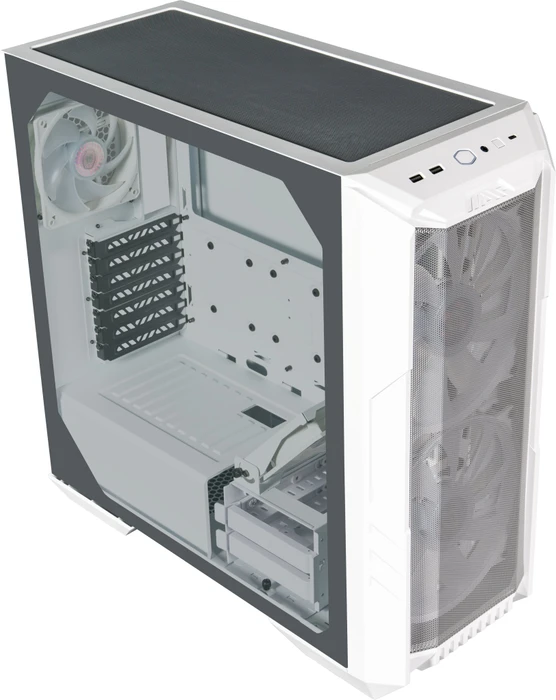 Cooler Master HAF 500, weiß, Glasfenster
