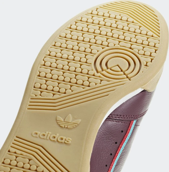 adidas Continental 80 collegiate burgundy/scarlet/hi-res aqua