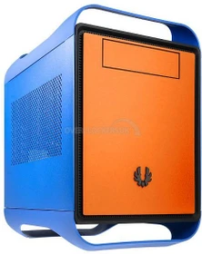 BitFenix Prodigy Meltdown blau/orange, Mini-ITX