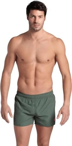 Arena Fundamentals R Badeshorts sage/fluo red (Herren)