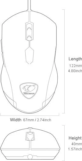 Cougar Minos X3, USB