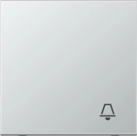 Jung Serie LS Wippe Symbol Klingel, Aluminium