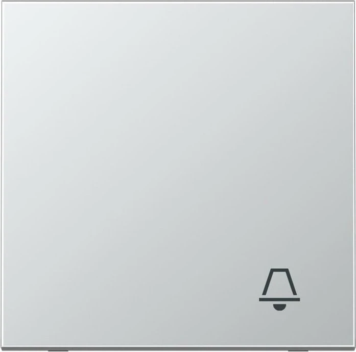 Jung Serie LS Wippe Symbol Klingel, Aluminium