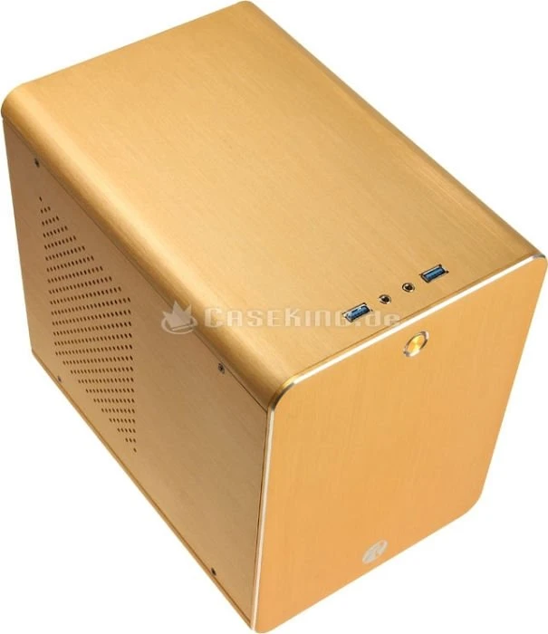 Raijintek Metis gold, Acrylfenster, Mini-ITX