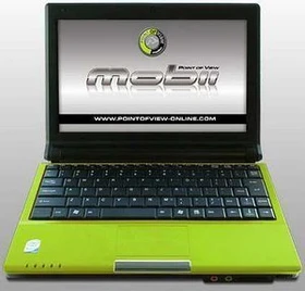 Point of View ION Mobii mini, grün, Atom 230, 1GB RAM, 160GB HDD, GeForce 9400M G, DE