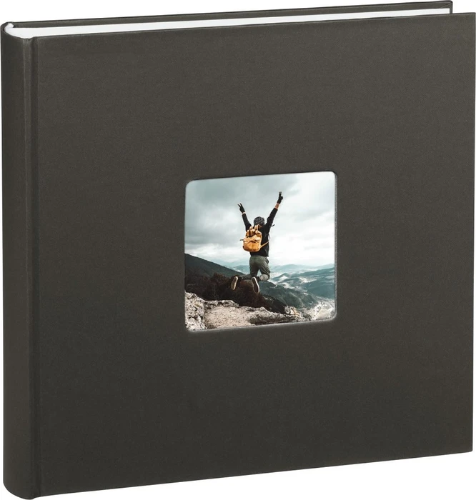 Hama Jumbo Fotoalbum, 30x30, 100 weiße Seiten, Fine Art schwarz