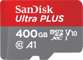 SanDisk Ultra PLUS R130 400GB Kit, UHS-I U1, A1, Class 10 (SDSQUB3-400G-GN6MA)
