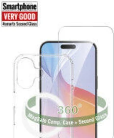 4smarts 360° Premium Protection Set für Apple iPhone 16 Plus transparent