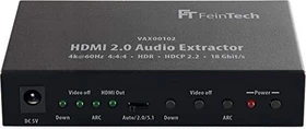 FeinTech HDMI Audio Extractor, 4K 60Hz, ARC