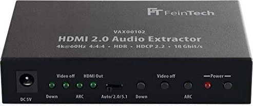FeinTech HDMI Audio Extractor, 4K 60Hz, ARC