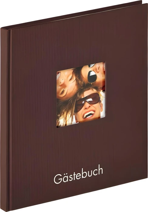 Walther Design Buch Gästebuch Fun 25x23 braun