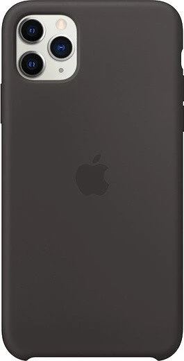 Apple Silikon Case für iPhone 11 Pro Max schwarz