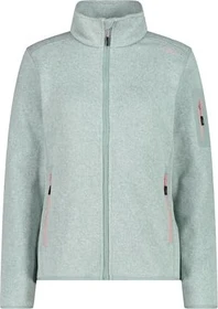 CMP Knit Tech Melange Fleece Jacke jade/bianco (Damen)