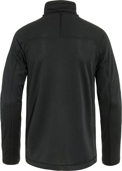 Fjällräven Abisko Lite Fleece Funktionsjacke schwarz (Herren)