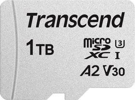 Transcend 300S R100/W85 1TB Kit, UHS-I U3, A2, Class 10