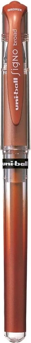 Uni-Ball Signo Broad UM-153 Metallic Gelroller sortiert, 4er-Set, Etui