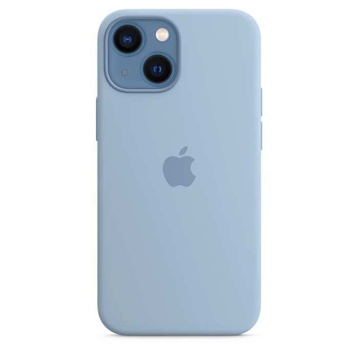 Apple Silikon Case mit MagSafe für iPhone 13 Mini dunstblau