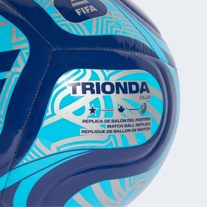 adidas Trionda FIFA WM 2026 Club Fußball night indigo/semi pink glow/silver metallic