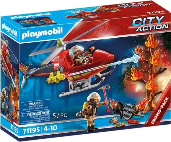 playmobil City Action Feuerwehr-Hubschrauber