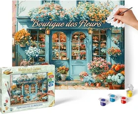 Schipper Arts & Crafts Malen nach Zahlen Französischer Blumenladen