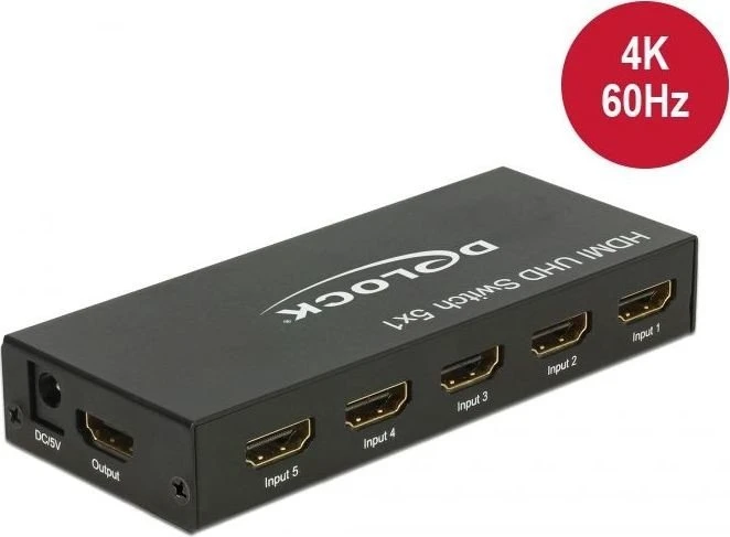 DeLOCK UHD Switch 5-fach