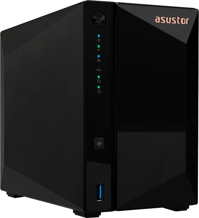 Asustor Drivestor 2 Pro AS3302T 28TB, 2GB RAM, 1x RJ-45 2.5GBase-T, 3x USB-A 3.0