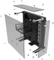 Thermaltake Core P5 Tempered Glass Edition schwarz, Glasfenster Vorschaubild