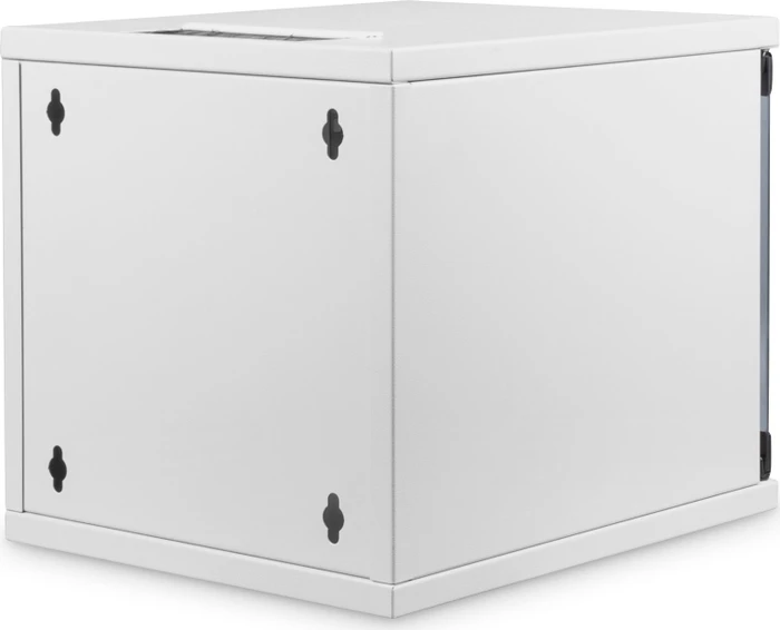 Digitus DN-10 10" Wandschrank 6HE, Sicherheitsglastür, IP2X, grau, 400mm tief