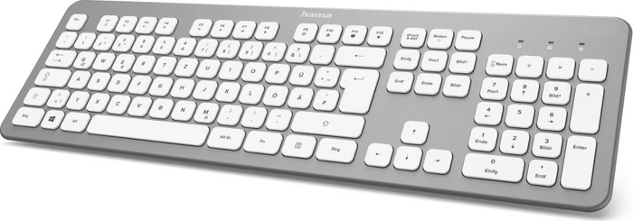 Hama KW-700 Wireless Slim-Design Tastatur, DE