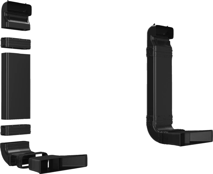 BSH Hausgeräte Standard Umluft-Set S und L-Bogen 60cm