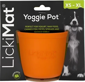 LickiMat Yoggie Pot, orange