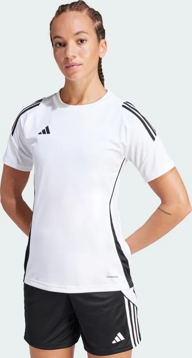 adidas Tiro 24 Trikot kurzarm weiß/schwarz (Damen)