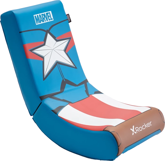 X Rocker Marvel Icon Video Rocker Gaming Bodensessel für Kinder/Jugendliche