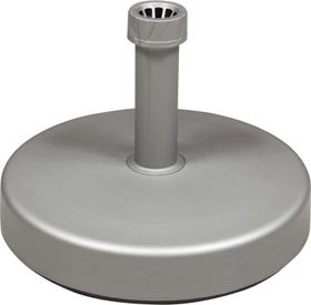 Doppler PE Füllsockel Sonnenschirmständer 46cm silber