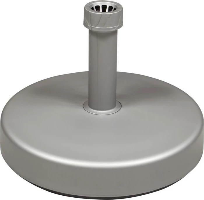Doppler PE Füllsockel Sonnenschirmständer 46cm silber