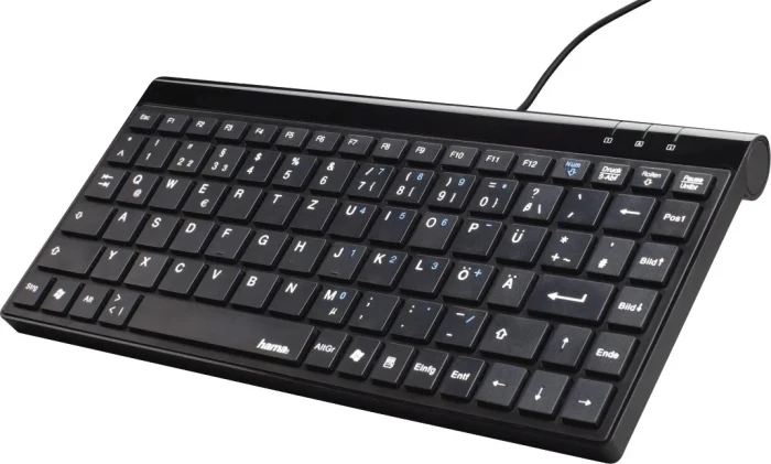 Hama SL720 Slimline Keyboard, USB, DE