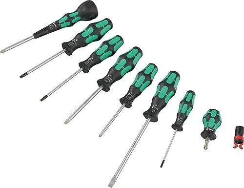 Wera 9527 Ball-Grip Set 1 Schraubendrehersatz, 9-tlg.