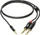 Klotz MiniLink 3.5mm Klinke/2x 6.35mm Klinke 0.9m (KY5-090)