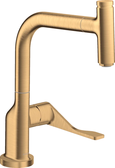 Hansgrohe Axor Citterio Select 230 mit Ausziehauslauf brushed brass