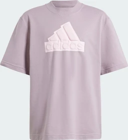 adidas Future Icons Logo Piqué T-Shirt kurzarm preloved fig/clear pink (Junior)