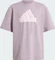 adidas Future Icons Logo Piqué T-Shirt kurzarm preloved fig/clear pink (Junior) Vorschaubild