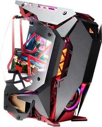 Antec Torque, anthrazit/rot, Glasfenster