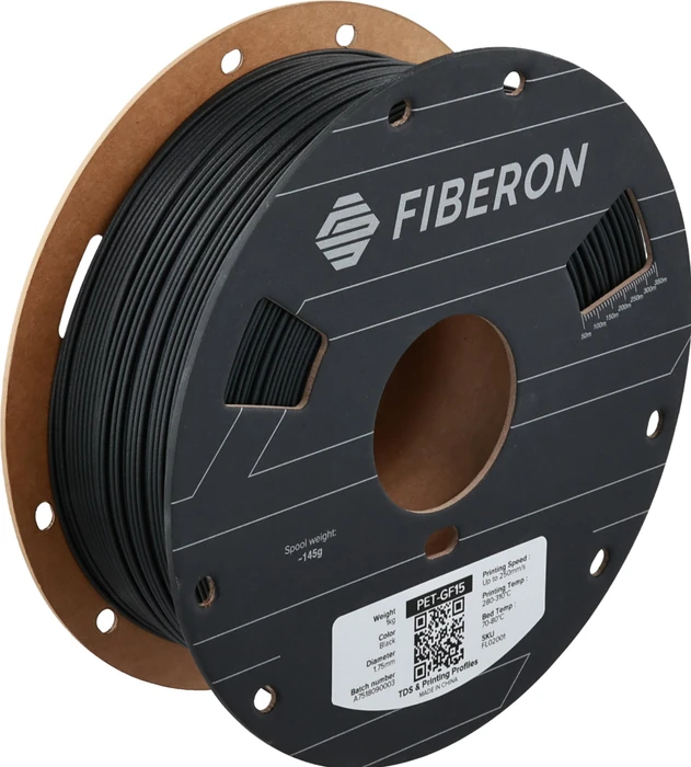 Polymaker Fiberon PET-GF15 PET, blau, Spule, 1.75mm, 1.00kg