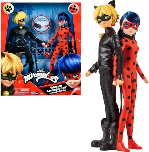 Bandai Miraculous - Mission Accomplished Ladybug & Cat Noir